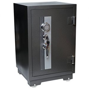 Tresor Tokio T243, Panzerschrank Safe, 1h feuerfest bis 1010°C 92kg 70x44x44cm 0,9mm Stahlstärke