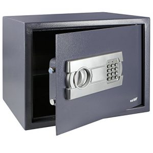 HMF Tresor Safe Möbeltresor Elektronikschloss 380 x 300 x 300 mm